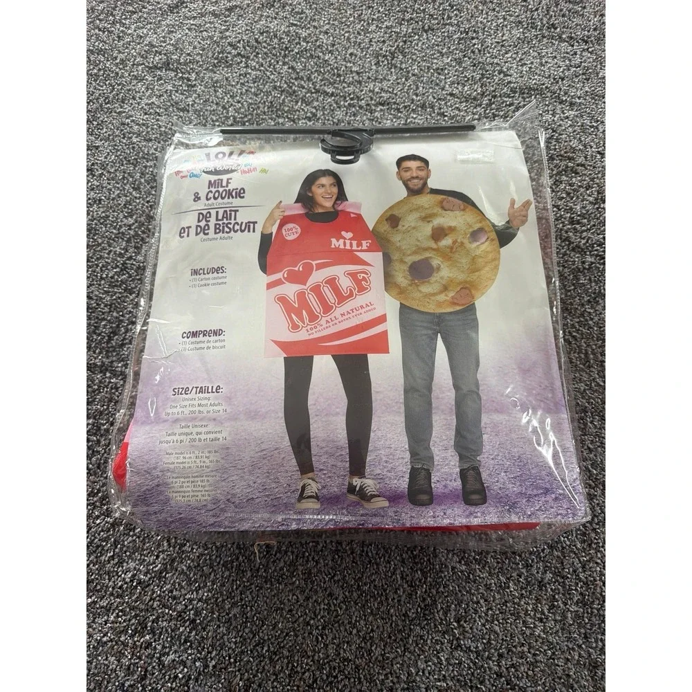 Milf & Cookie Couples Halloween Costume - One Size - Fun World New